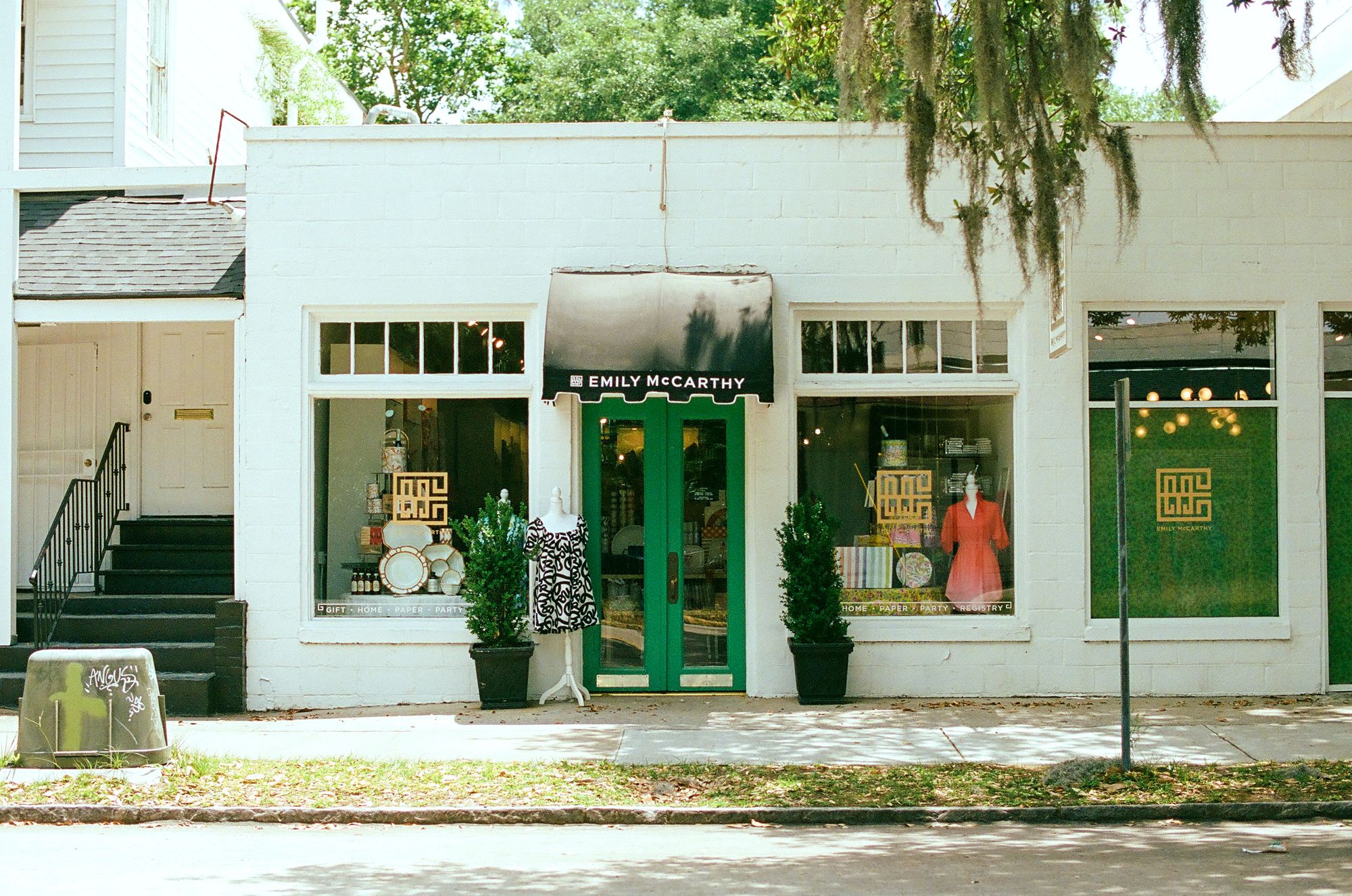 Emily McCarthy & Co One of Savannah's most colorful storefronts