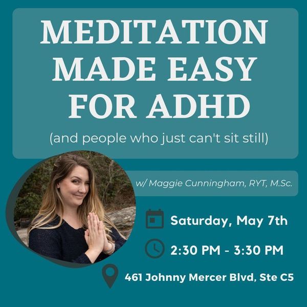 Maggie Cunningham offers meditation workshop for people with ADHD
