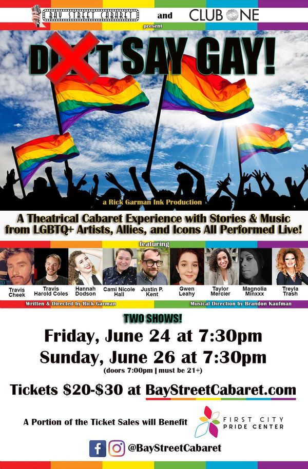 Pride 2022: Bay Street Cabaret presents powerful new show to benefit First City Pride Center