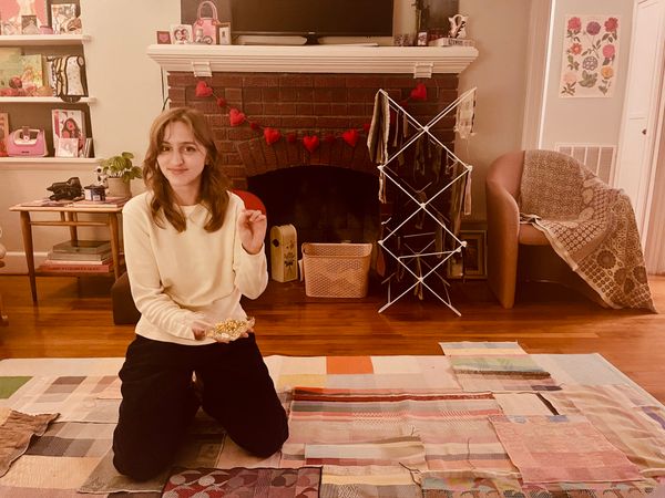 Local fiber artist Penelope Eltringham will unveil community collaborative quilt at Savannah Night Market